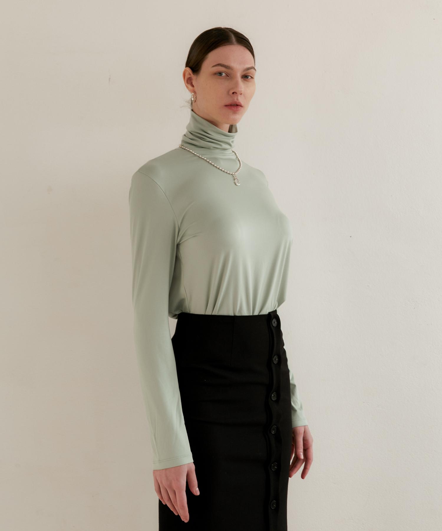 Modern Able Basic Turtleneck - 4 Colors Green/Free