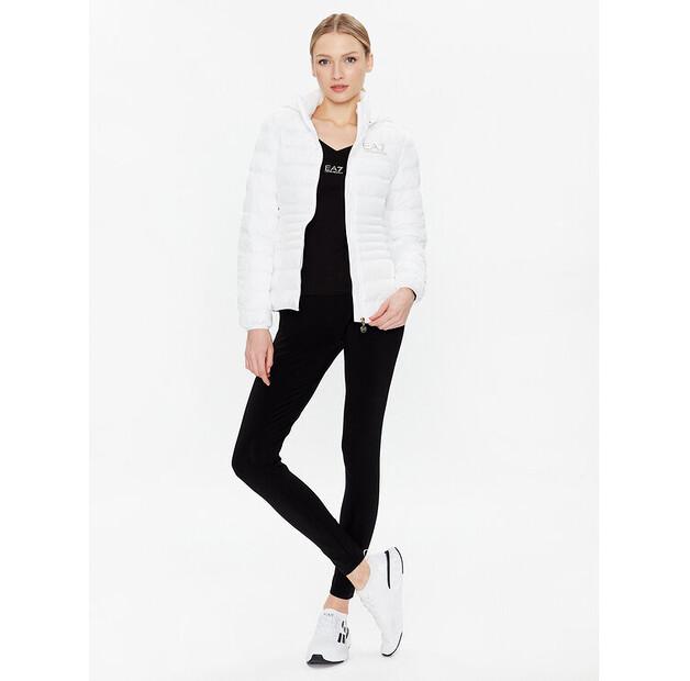EA7 Emporio Armani 8NTB23 TNF8Z 0101 White Regular Fit Mid-Season Jacket