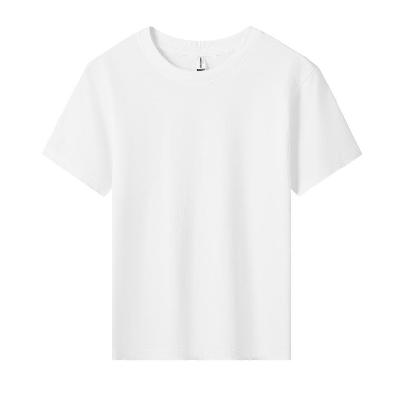 Caribbean Seal Kids 180g Pure Cotton Round Neck Short Sleeve T-Shirt 140 cm белый