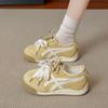 Dexun sko med tykk såle dame nye vår retro myk såle Forrest Gump sko allsidige fritidssko sportssko