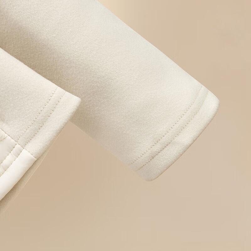 Damen Stehkragen Reißverschluss Spleiß Winterjacke