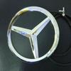 9.5cm Car Rear Trunk Emblem ABS LED Badge Light Accessories for Mercedes Benz S350 S300L S A B C E Class GLA GLK ML GL GLC GLE