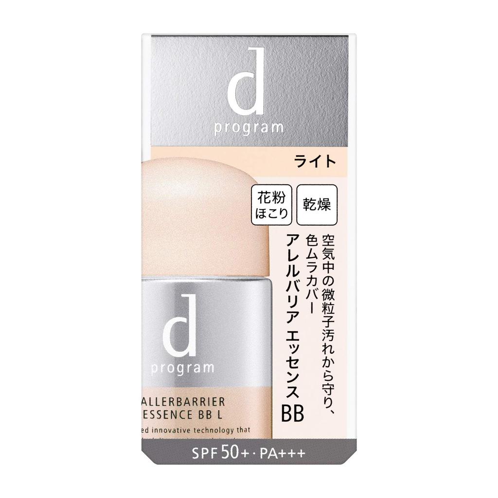 d program Allergy Barrier Essence BB N Light Makeup 30ml for Sensitive Skin Base, Fragrance-Free, (x 1)