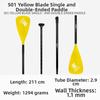 Adjustable Surfing Paddle Aluminum Alloy Water Sports Boat Paddle  for SUP Board and Kayak
