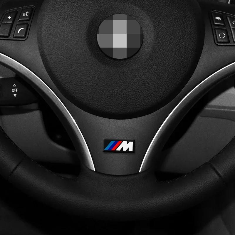 1 stuks Auto stuurwiel sticker Auto interieur sticker Auto accessoires Voor bmw M Sticker X1 X3 X4 X5 X6 X7 e46 e90 f20 e60 e39 f10