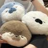 Kawaii Long Sea Otter Seal Plushies Huggable Pillow Soft Fluffy Stuffed Ocean Animal Cute Plushie For Sleeping Companion Gift