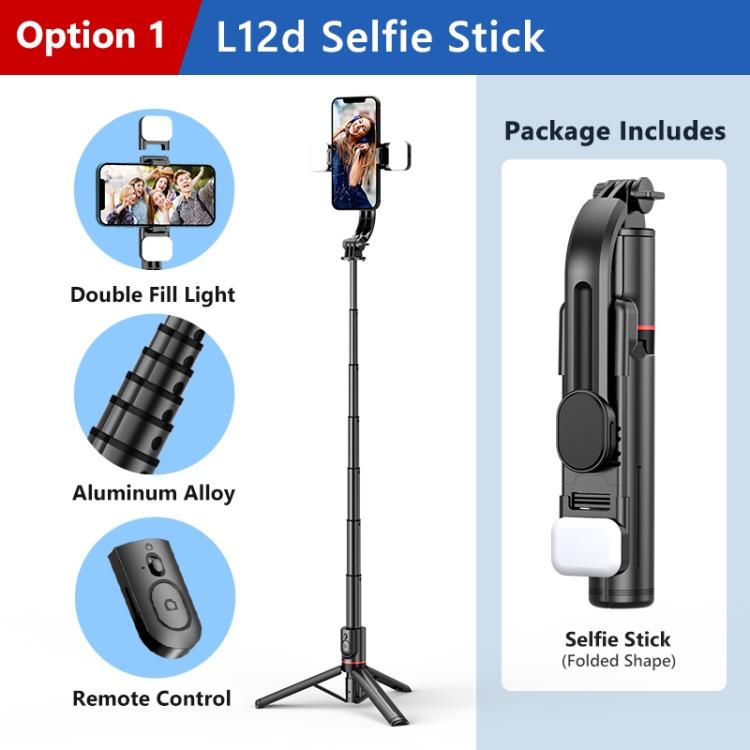 Reliable Phone Stand Tripod Tripod Selfie Stick 1.08M for Live Streaming L12d