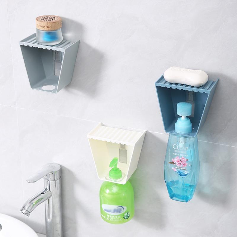 

Non-perforated Bathroom Shelf Bathroom Shelf Non-perforated Kitchen Wall Shelf бежевий