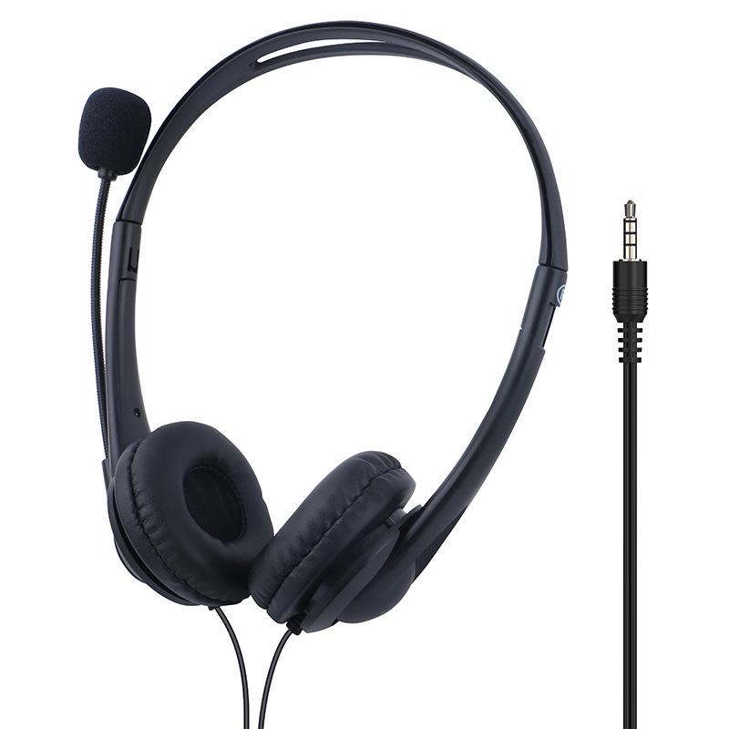 

3.5mm Plug Office and Tour Operator Headset for Customer Service