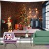 INS Style Christmas Wall Tapestry for Bedroom and Living Room, Brushed Cloth, 90g/sqm