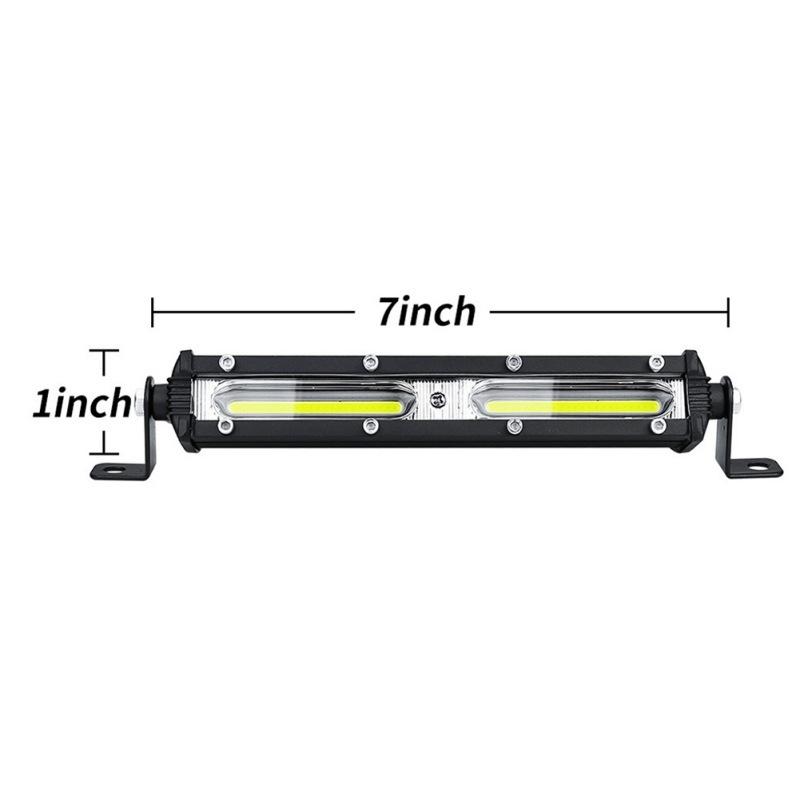 54W 4 Inch COB Work Light Bar For Car Truck Off Road Long LED