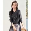 TERRE BLEUE Women's Loose Fit Knit Cardigan