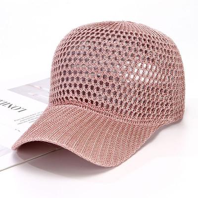 Hat Women's Summer Korean Version Mesh Hollow Breathable Baseball Cap Outdoor Sunshade Sun Hat Fashion Cap