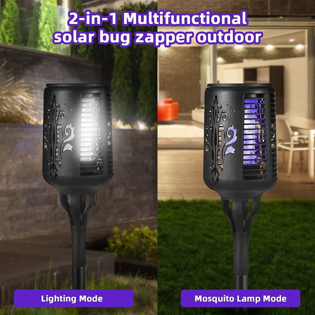 Solar Zapper Outdoor Waterproof Lights, & Lighting, Zapper Insect  For Eradicating Mosquito Gnat Fly