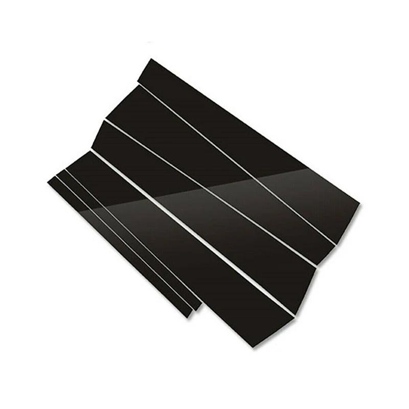 

6 шт., наклейки на колонки BC для Nissan Armada 2005-2014, стойки автомобиля, двери, окна, накладки, автомобильные аксессуары