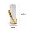 Condiment Jar with Lid Cylindrical Seasoning Container Compact Canister for Kitchen, Countertop,