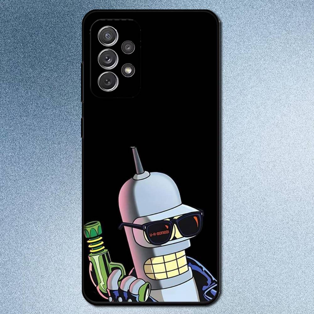 

F-Futurama Funny Phone Case For Samsung S25,S24,S21,S22,S23,S30,Ultra,S20,Plus,Fe,Lite,Note,10,9,5G Black Cover Samsung S25Plus