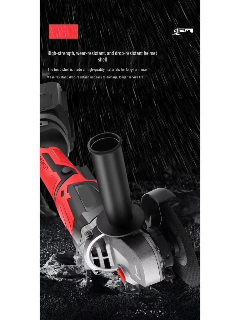 High-Power Brushless Rechargeable Lithium Angle Grinder & Multi-Functional Tool