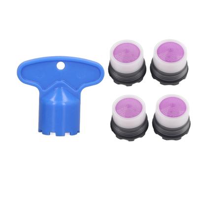 4 Adet M16.5mm Lavabo Musluğu Havalandırıcısı 1.2GPM Akış Kısıtlayıcı Köpüklü Musluk Su Nozulu Mutfak İçin
