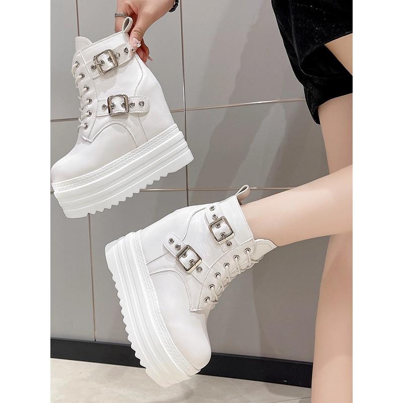 Fashion 12CM Gothic Style Platform Vampire Cosplay Women Mid-calf Boots Brand New 2025 Autumn Winter Fashion Cool Street Shoes Boots