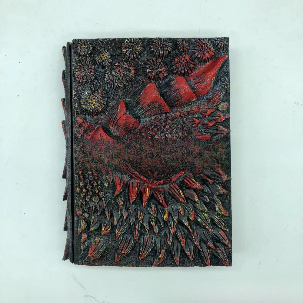 

Новый справочник заметок Простой блокнот с тиснением «Глаз дракона» Творческий ретро-блокнот с отрывными листами