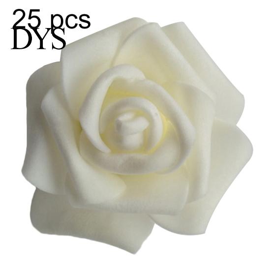 25/50/100Pcs Artificial PE Foam Rose Flowers Head DIY Wedding Home Room Decor