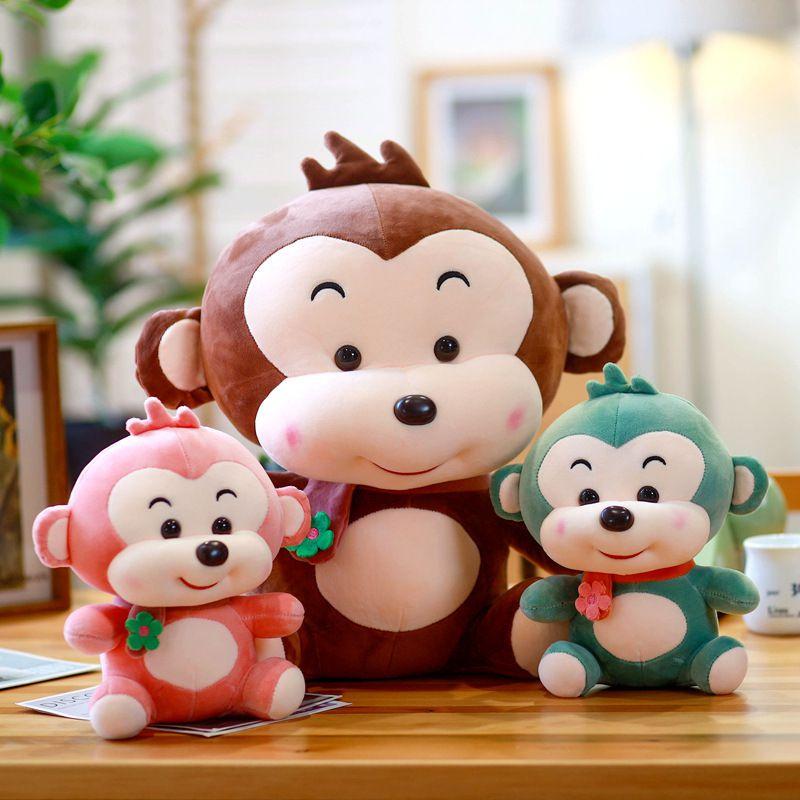 Adorable Monkey Stuff Toy Plush Doll For Girls With Soft And Cuddly Texture