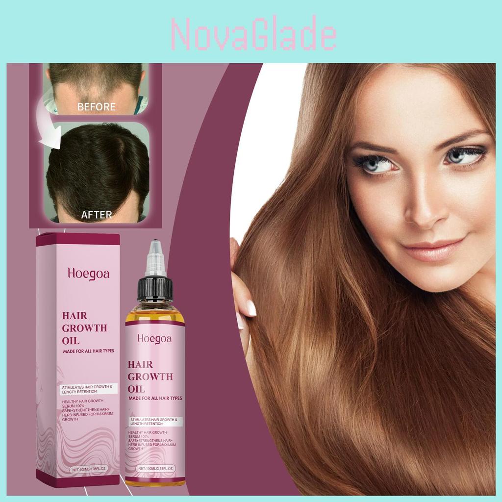 Hoegoa Hair Care Oil Nourishing Treatment For Dry And Frizzy Hair And Scalp