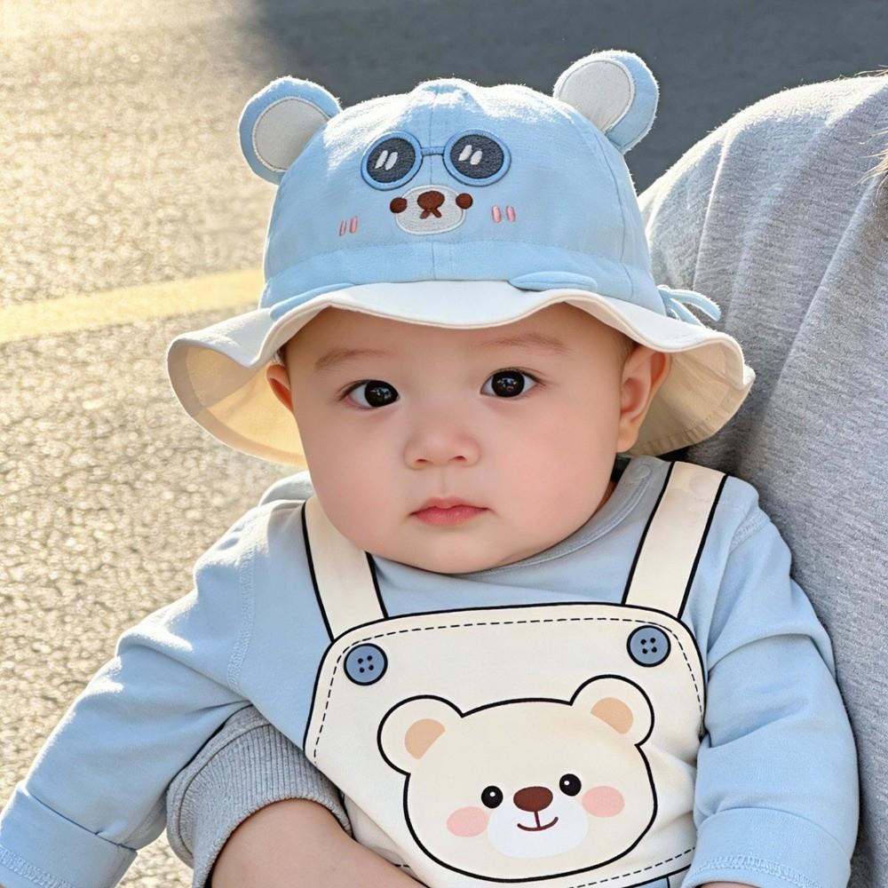 Soft Baby Hat Breathable Shade Hat Cute Children's Fishing Hat  When Going Out