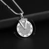 Pendant Necklace Sweater Rotatable Hip Hop Hypoallergenic Gift Fashion Jewelry Men Women Roman Numerals Clock Long Chain for Party