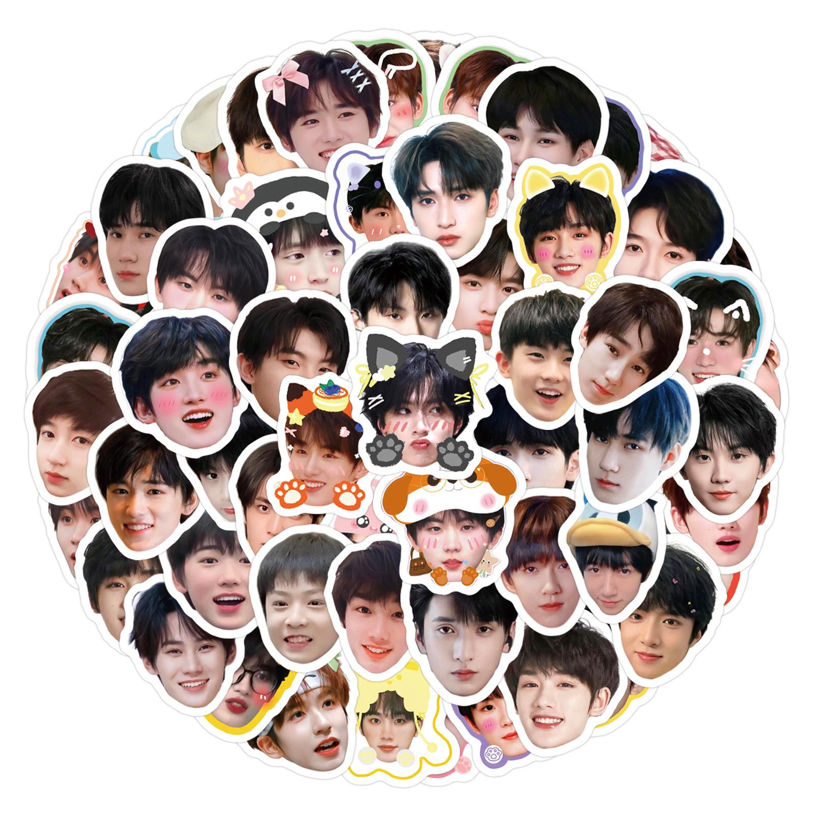 100 Sheets Youth League Big Head Stickers for Journals, DIY, Phones & Laptops