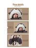 Penguin Ear Protection Hat, Scarf & Neck Warmer Women's 3-Piece Winter Set