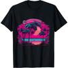 90s Vaporwave Aesthetic Palm Trees Retro 80s Art Vaporwave T-Shirt