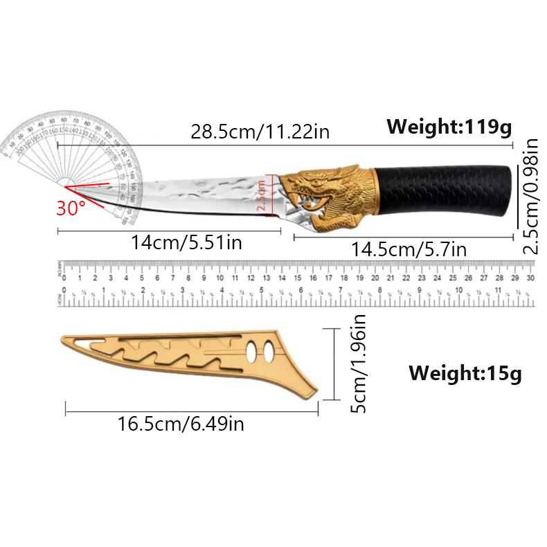 Coltelli da cucina 1pc Coltello per disossare Coltelli multiuso Taglia frutta per tagliare la cucina all'aperto