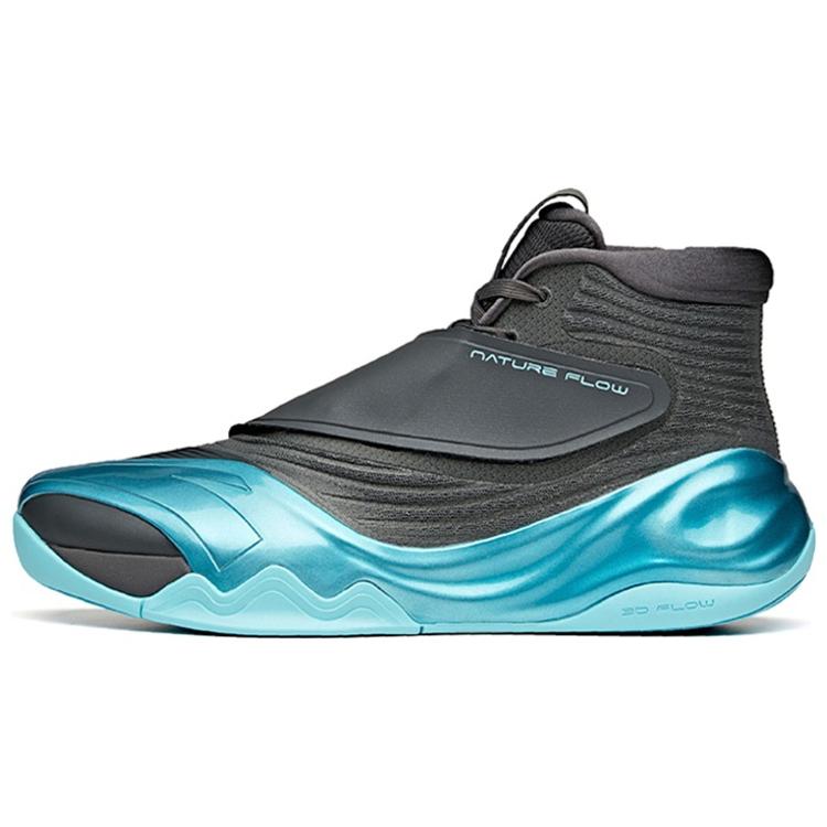 

ANTA KT6 Basketball Shoes Men s High top Black/Blue 112111101-5 42