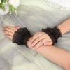 Comfortable Lace Ruffled Wrist Detachable Fake Sleeves Cuffs  Daily Accessory