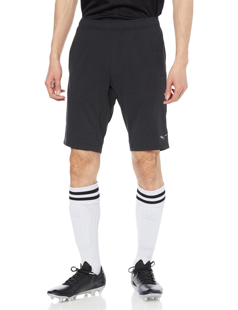 Mizuno Training Black Size S Men's Shorts, Sweat-Wicking, Quick-Drying, Heather, (32MD2055)