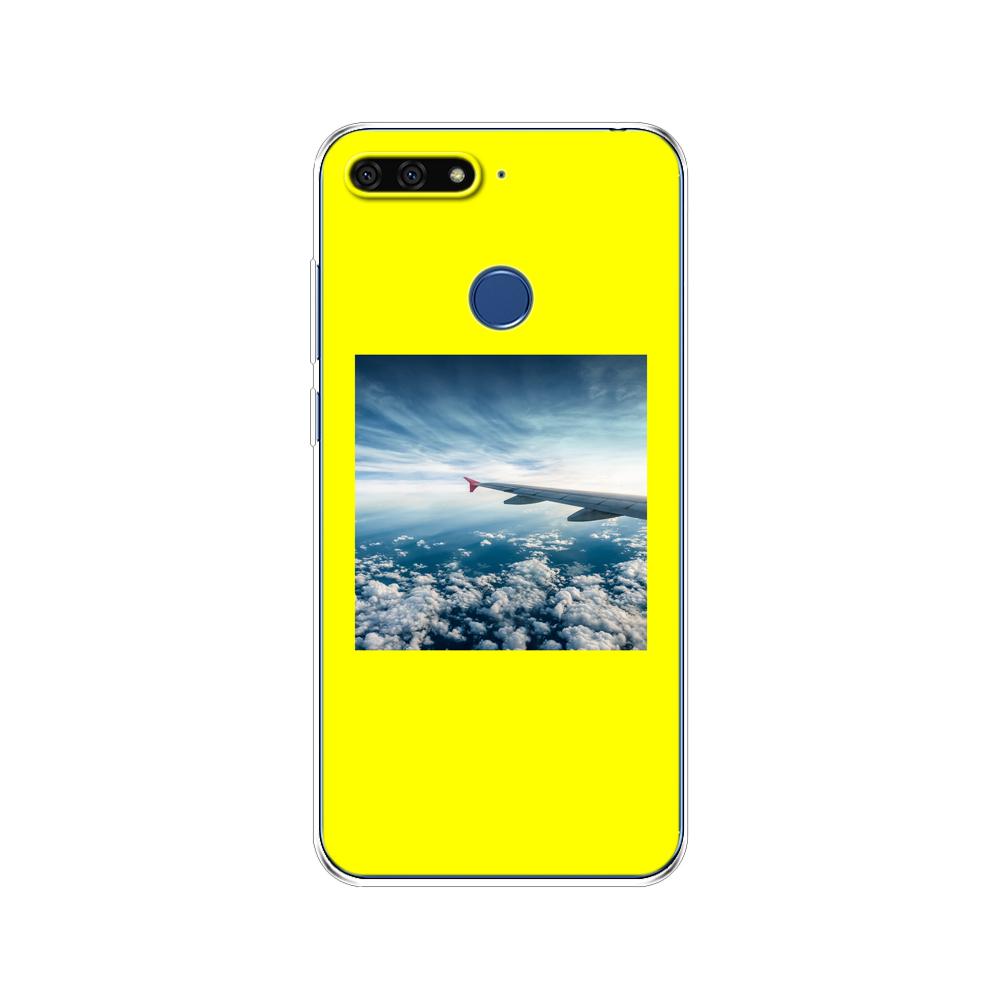 For Huawei Honor 7C 5.7 Inch Case Cover Soft Silicone TPU Cute Cover Back Protective Phone Case For Huawei Honor 7c Aum-L41 Bags