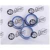 Rubonarie Jimny Air Conditioning Dial Covers and Interior Panel Set Rings, Accessories, 3-Piece (Silver)