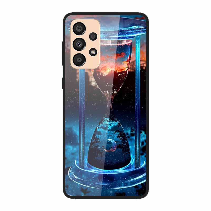 Case for Samsung A33 5G Cover Fashion Tempered Glass Phone Covers for Samsung Galaxy A33 A53 A73 5G Case Bumper A 33 Protective