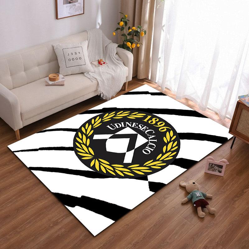 Udinese Calcio Logo Carpet suitable as a non-slip mat for the living room or bedroom sofa