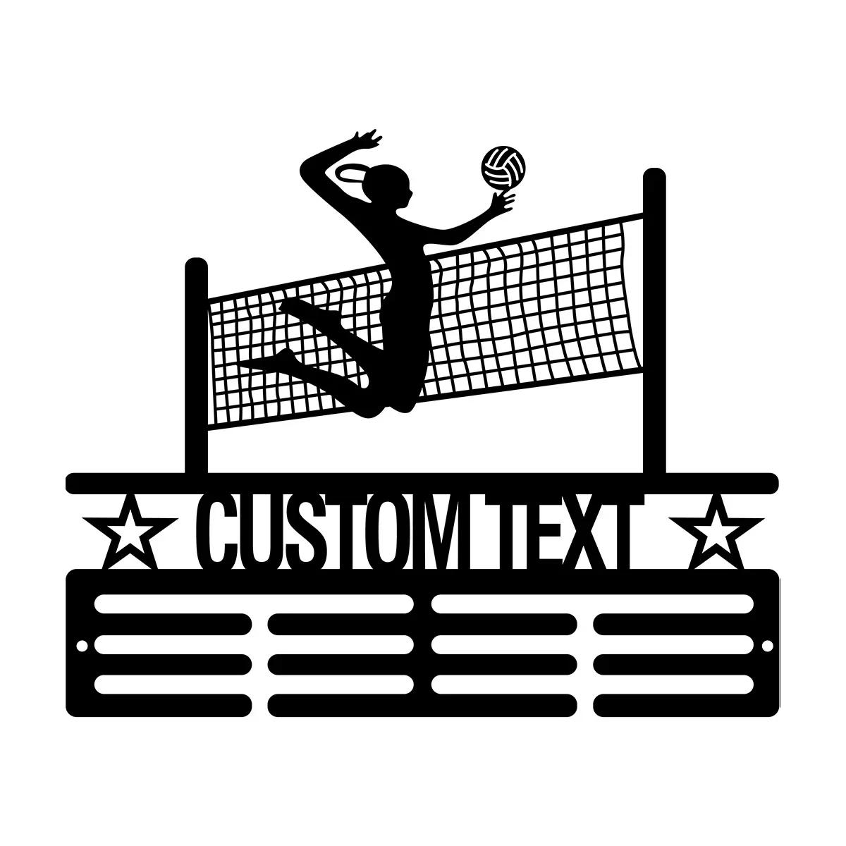 

Metal Wall Art Decor Vintage Sign Sports Medal Hanger Display Stand Award Holder Rack Team Gift