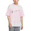 New Nike Sportswear Men's Color Block Polo Shirt Pink FN3694-125