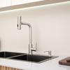 Brushed Nickel Built-in Soap Dispenser Hand Press Head Hand Press Dispenser  Kitchen Use