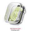 Glass+veske for Huawei Watch Fit 3 All-Around skjermbeskytter Hard PC Bumper Herdet glass Klokkeveske for Huawei Watch Fit 3