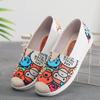 Women's Spring/Autumn Comfortable Canvas Flats: Casual, Versatile, Non-Slip, Soft Sole Shoes