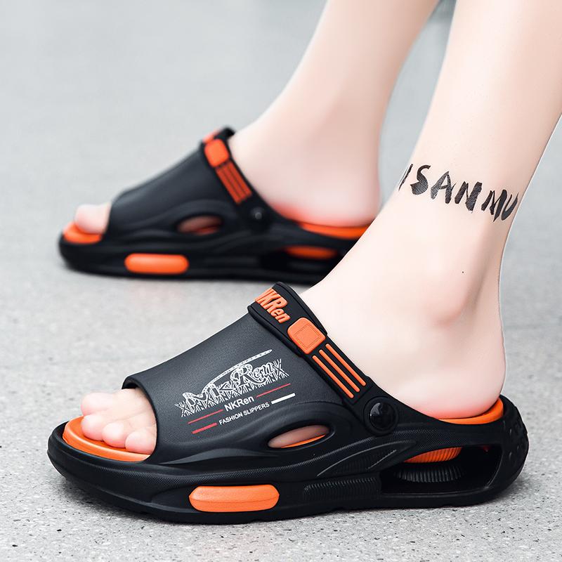 Herren Sandalen Große Größe Mode Plateau Hausschuhe Herren Hohl EVA Freizeit Sportsandalen Herren Strandschuhe Slides
