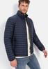 Winter Jacket Camel Active Quilted Jacket with Zip and Pockets Navy