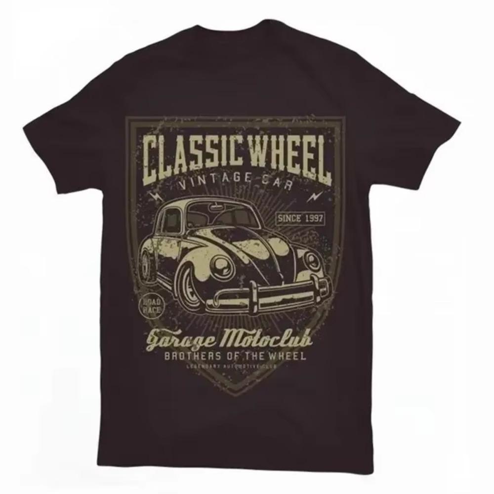 Motorcycle 3d Printed Santa Claus Christmas T-shirt Harajuku Tops Casual vintage Men's T-shirt Plus size Street Clothing