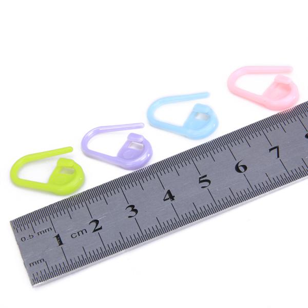 Knitting Stitch Markers Plastic Locking Clips Crochet Knit Accessories Colorful Stitch Counter Set for Knitting Projects